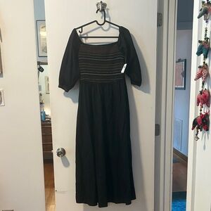 Old Navy Black Long Sleeve Dress